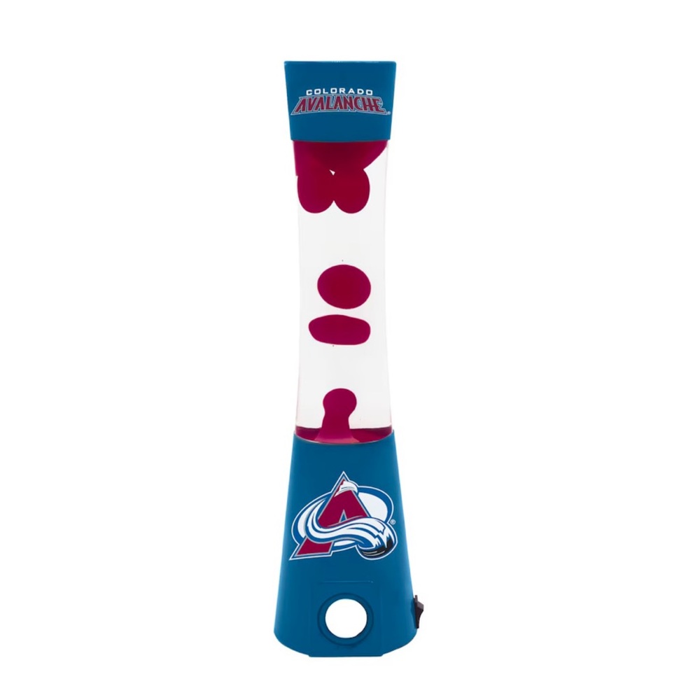 Colorado Avalanche Magma Lamp with Bluetooth Speaker